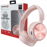 Sluchátka Bluetooth Swissten Trix růžová 52510502