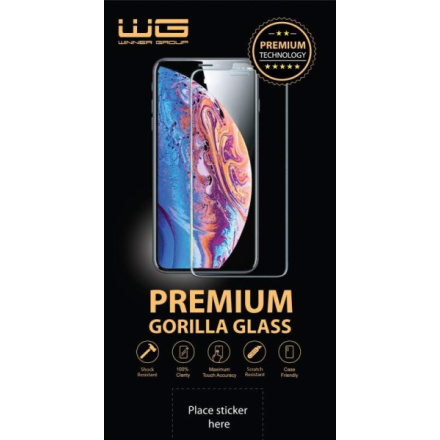 Tvrzené sklo PREMIUM 4D Winner GORILLA GLASS Full Glue 9H Apple iPhone 14 Pro (Černé) 0591194118593