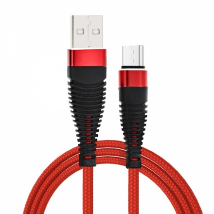 Kabel USB - Micro C173 2m, červená 0903396067358
