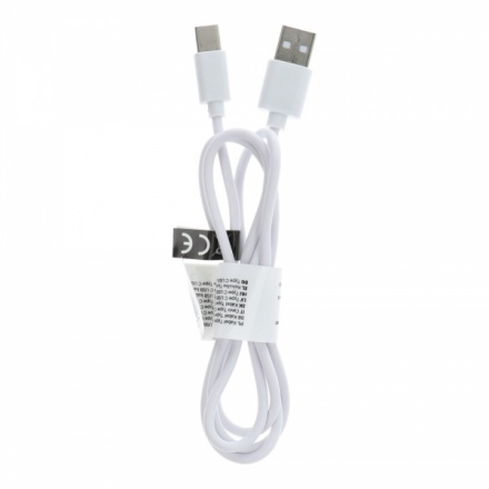 Kabel USB - Typ C 2.0 C366 1metr (prodloužený konektor: 8 mm) bílá 0903396071072