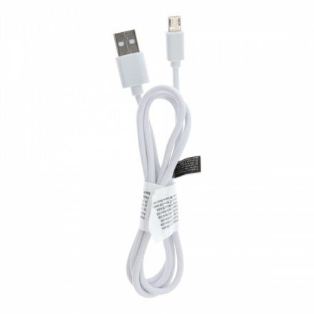Kabel USB - Micro C363 1metr (prodloužený konektor: 8 mm) bílá 0903396071119