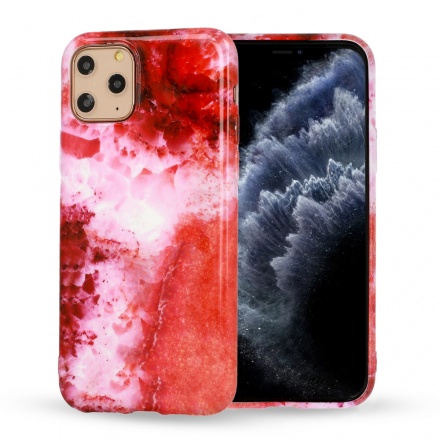 Poudzro Marble silicone Samsung A41 Vzor 5 červená 1115894214