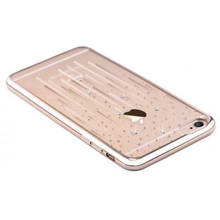 Pouzdro Crystal (Swarovski) Meteor iPhone 5/5S/SE champagne gold