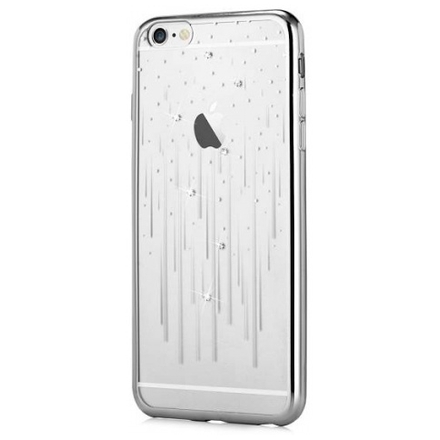 Pouzdro Crystal (Swarovski) Meteor iPhone 5/5S/SE silver
