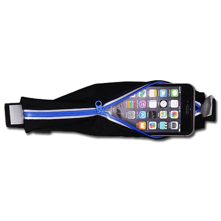 SCcom univerzální sportovní pouzdro Fit Slim na mobil - 2 kapsy, modrá