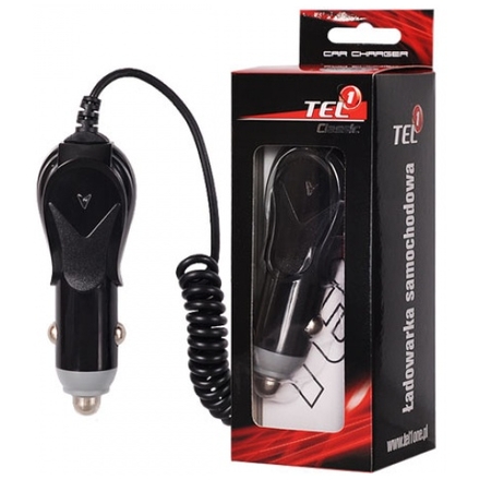 Nabíječka do auta TEL1 Classic MICRO USB 1A, black 36619