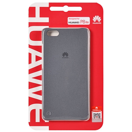 POUZDRO ORIGINÁL HUAWEI P8 LITE Protective Case (0,8mm) tmavě šedá