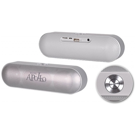 Bluetooth reproduktor (výkon 2x3W) APOLLO s rádiem stříbrná 42290