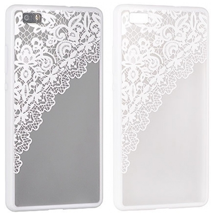 Pouzdro Lace Case Samsung J320 Galaxy J3 (2016) vzor 2 bílá 42548