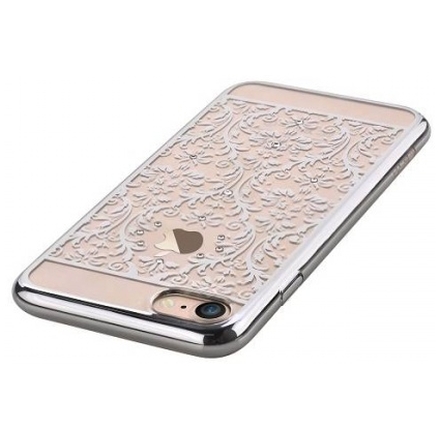 Pouzdro Crystal (Swarovski) Baroque iPhone 7 silver