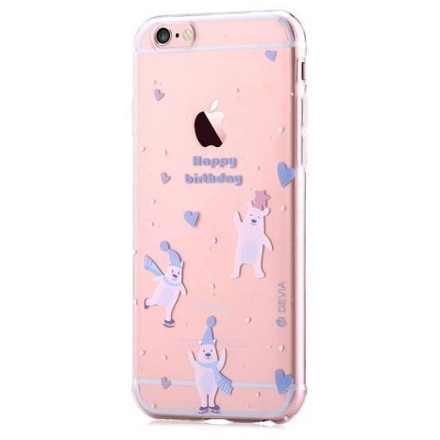 Pouzdro DEVIA Vango iPhone 6/6S ice bear