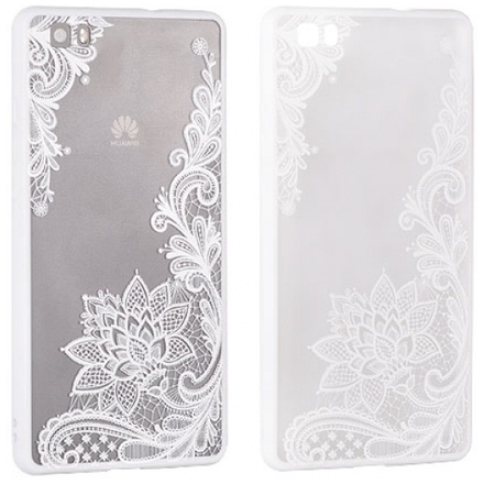 Pouzdro Lace Case Samsung J320 Galaxy J3 (2016) vzor 4 bílá 46467