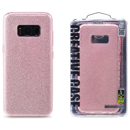 Pouzdro REMAX Etui Glitter Samsung G950 Galaxy S8 růžová 46702