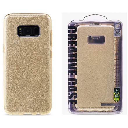 Pouzdro REMAX Etui Glitter Samsung G950 Galaxy S8 zlatá 46704