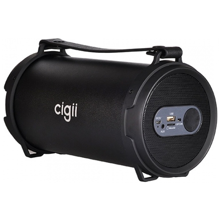 Cigii bluetooth reproduktor TUBA s rádiem černá 46759