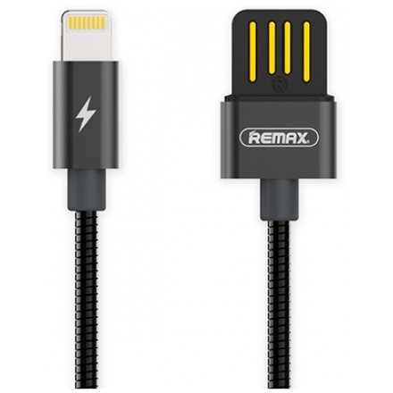 REMAX USB datový Kabel Drak RC-080i iPhone 5/SE/6/6S/7/8/X Lightning černá