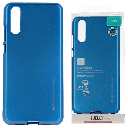Pouzdro i-jelly metal Mercury HUAWEI P20 (EML-L09) modrá