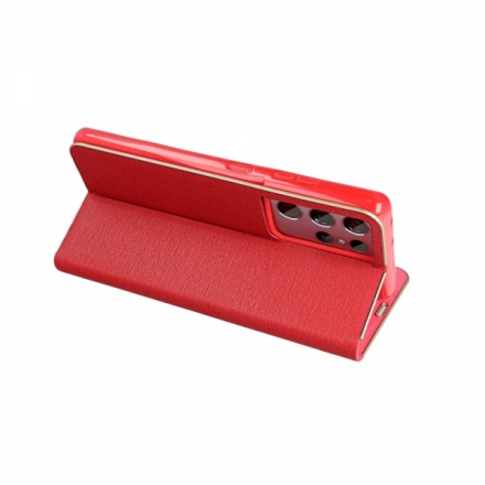 Pouzdro Vennus Book s rámem Xiaomi Redmi Note 10/10S červená 4972888266