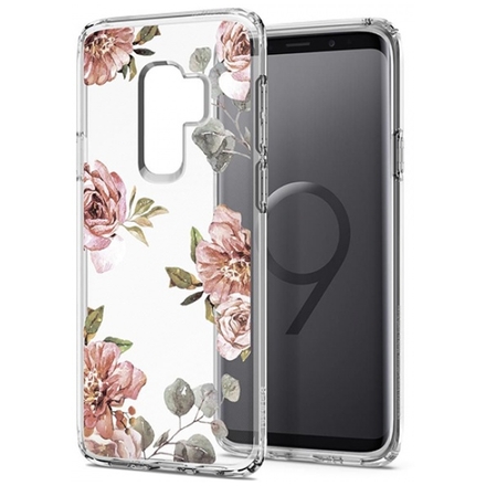 Pouzdro SPIGEN - Liquid Crystal Samsung G965 Galaxy S9 Plus - Květiny