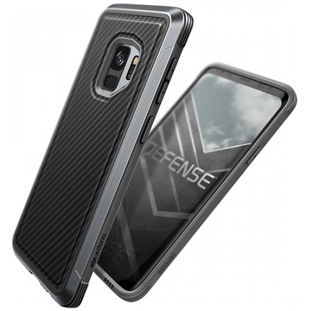 Pouzdro X-DORIA Defense Lux Samsung G960 Galaxy S9 - Carbon Black