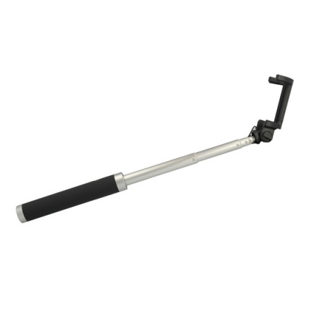 Vennus Selfie Stick - s ovládáním v rukojeti, propojení přes konektor 3,5mm jack - černá 51879