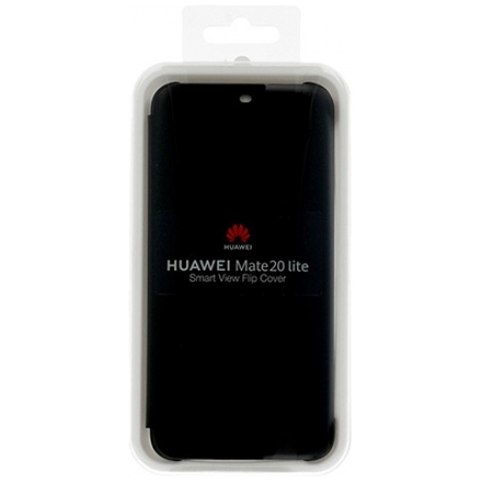 Originální pouzdro - Huawei Mate 20 Lite - Smart View Flip Cover (51992653) ČERNÝ