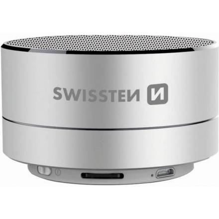 Outdoor bluetooth reproduktor Swissten i-Metal stříbrná  52104432