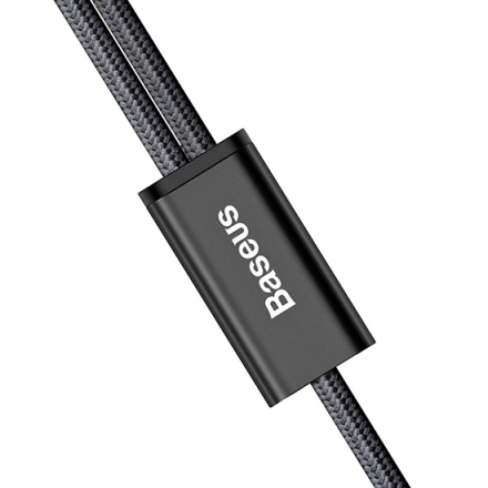 Baseus Usb Kabel Rapid 2v1 Micro Ligtning 3A 1.2 m (CAML-SU01) černý