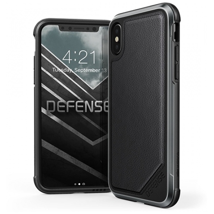 Pouzdro X-DORIA Defense Lux 3C0552B Iphone XR (6,1") - Kožený Černý