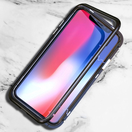 Luphie - Bicolor Magnetic SWORD Case - Iphone XR (6,1") černá 53745