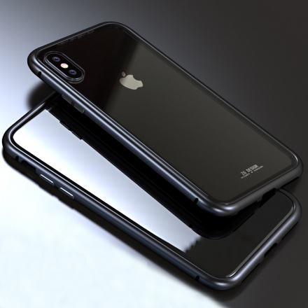 Luphie - Bicolor Magnetic SWORD Case - Iphone XR (6,1") černá-fialová 53747