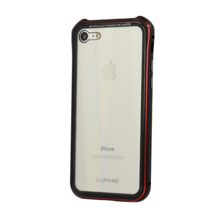 Luphie - AURORA  Magnetic Case - Iphone X/XS (5,8") černá-červená 53780