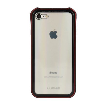 Luphie - AURORA  Magnetic Case - Iphone XS MAX (6,5") černá-červená 53785