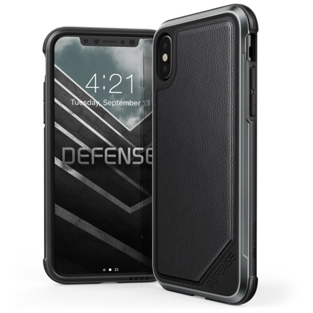 Pouzdro X-DORIA Defense Lux 2C0597B Iphone X/XS (5,8") - Kožený Černý