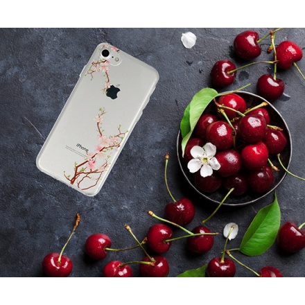Telone Flora pouzdro Silikon Huawei Mate 20 Pro Cherry 54158