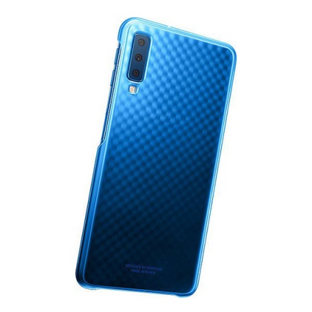Originální pouzdro - Samsung A7 2018 Galaxy A750 - Gradace Cover (ef-aa750cle) MODRÁ