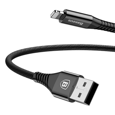 Baseus Energy 2v1 - kabel USB / Lightning power banka 2500 mah (CALXU-01) černý