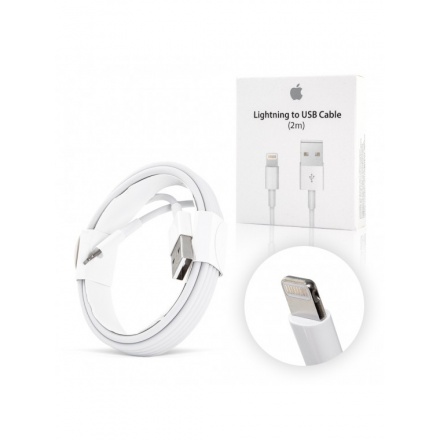 Usb kabel Originální - App MD819ZM/A - Iphone 5/5S/SE/6/6S/7/8/X Lightning - 2 m bílá BLISTR