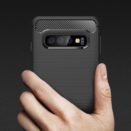 Pouzdro Forcell CARBON Case Samsung A705 GALAXY A70 černá 57962