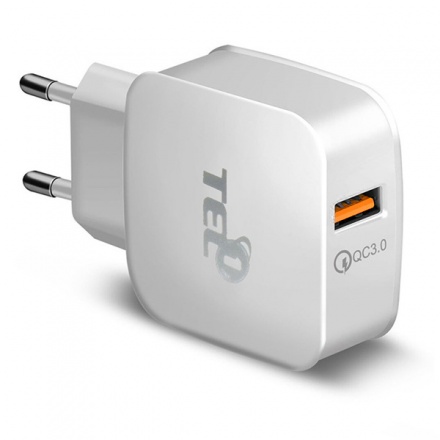 Nabíječka do sítě TEL1 USB 3A Quick Charge 3.0 bílá 5900217283485