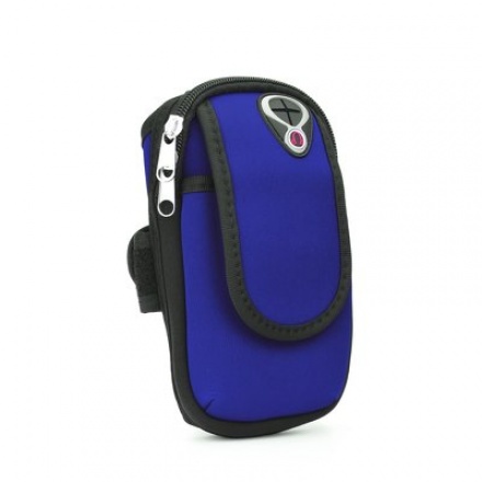 Sportovní pouzdro na ruku Sport armband FULL CLOSE (18x12x4cm) modrá 5901737918925
