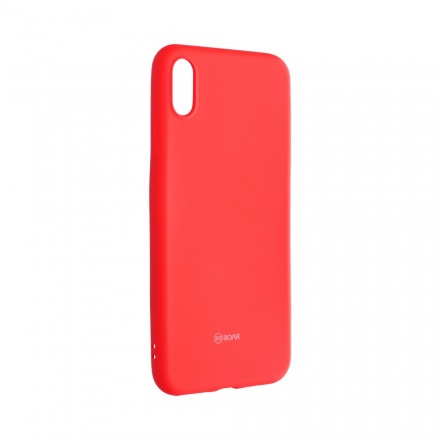 Pouzdro ROAR Colorful Jelly Case iPhone X/XS broskvová 5901737929433