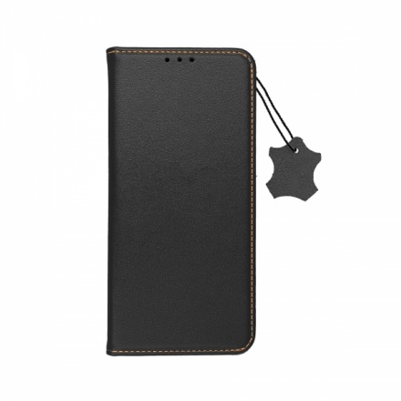 Kožené pouzdro Forcell SMART PRO pro Xiaomi Redmi Note 10/10S černá (pravá kůže) 5903396110771