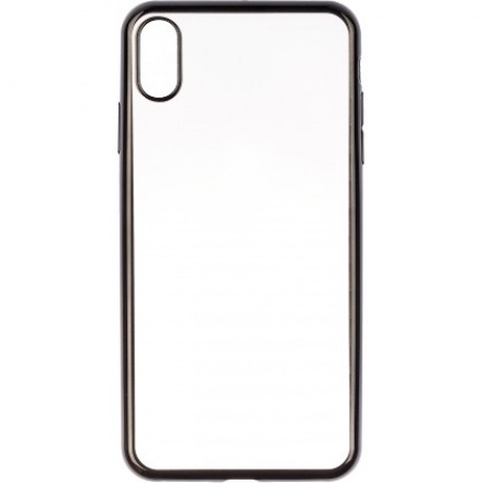 Pouzdro Azzaro T tpu laser electroplating iPhone X/XS (Černé) 600977