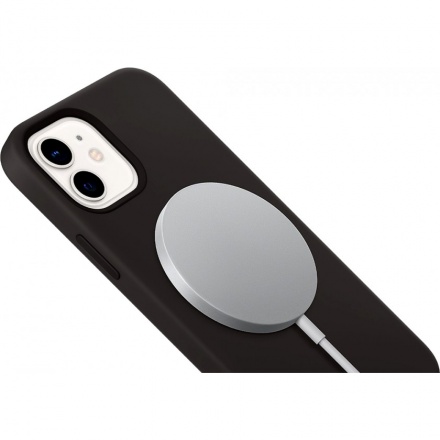 Pouzdro WG Liquid MAGNETIC (MagSafe) iPhone 12 Pro Max (Černé) 8591194099908