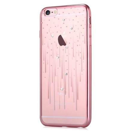 Pouzdro Crystal (Swarovski) Meteor iPhone 6/6S rose gold