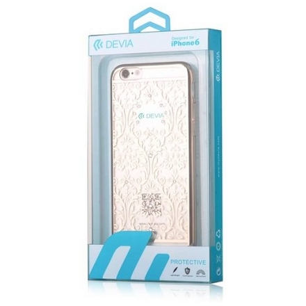 Pouzdro Crystal (Swarovski) Baroque iPhone 6/6S rose gold