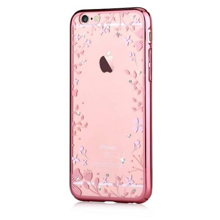 Pouzdro Crystal (Swarovski) Spring iPhone 6/6S rose gold