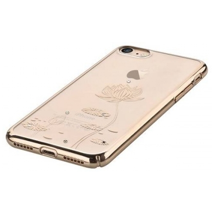 Pouzdro Crystal (Swarovski) Lotus iPhone 7 champagne gold