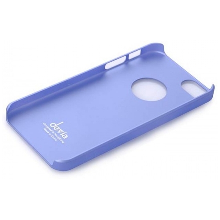 Pouzdro DEVIA Rubber iPhone 5S/5/SE blue